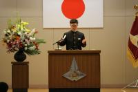 生徒代表の歓迎の言葉